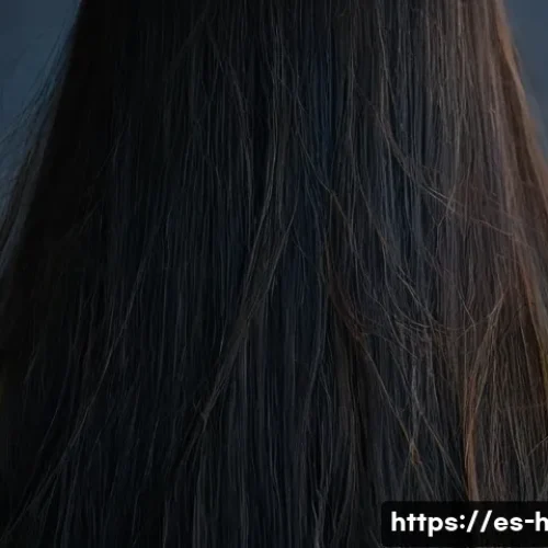 극손상모 복구 앰플 추천 - **Prompt: "Before" - Severely Damaged Hair**
    A close-up portrait of a woman (30s) from the back,...